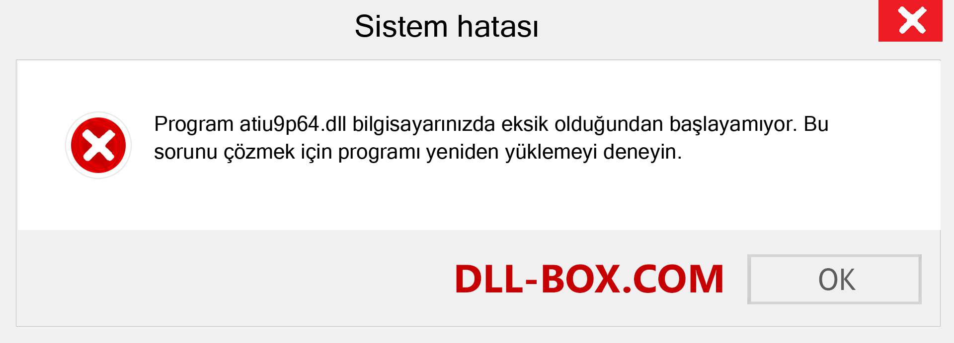 atiu9p64.dll dosyası eksik mi? Windows 7, 8, 10 için İndirin - Windows'ta atiu9p64 dll Eksik Hatasını Düzeltin, fotoğraflar, resimler